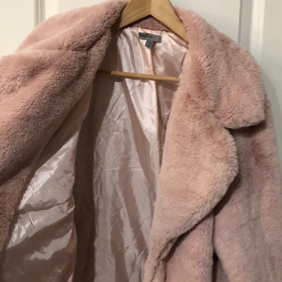 Mauve fluffy Jacket - Picture 2 of 3